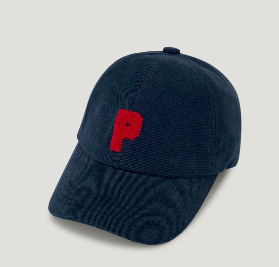 BOOKLE Initial Embroidery Ball Cap