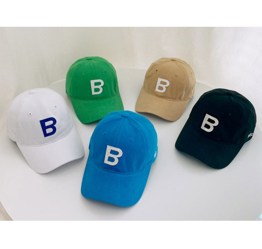 B LOGO Casual Ball Cap