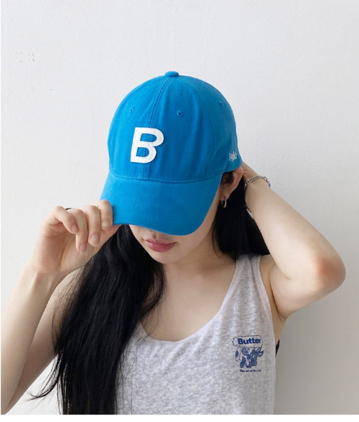 B LOGO Casual Ball Cap