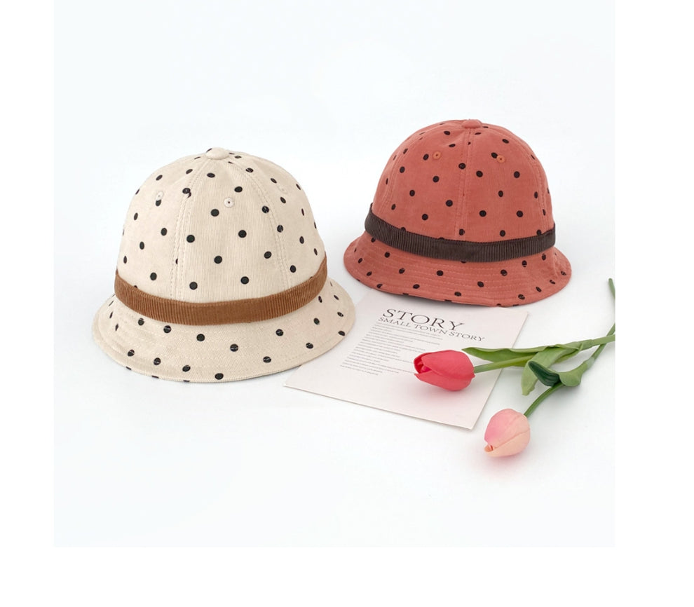 CORDUORY Dot Bucket Hat for Kids