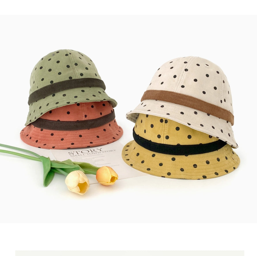 CORDUORY Dot Bucket Hat for Kids