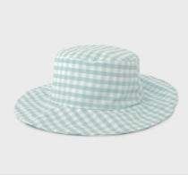 PASTEL CHECK Strap Bucket Hat for Kids